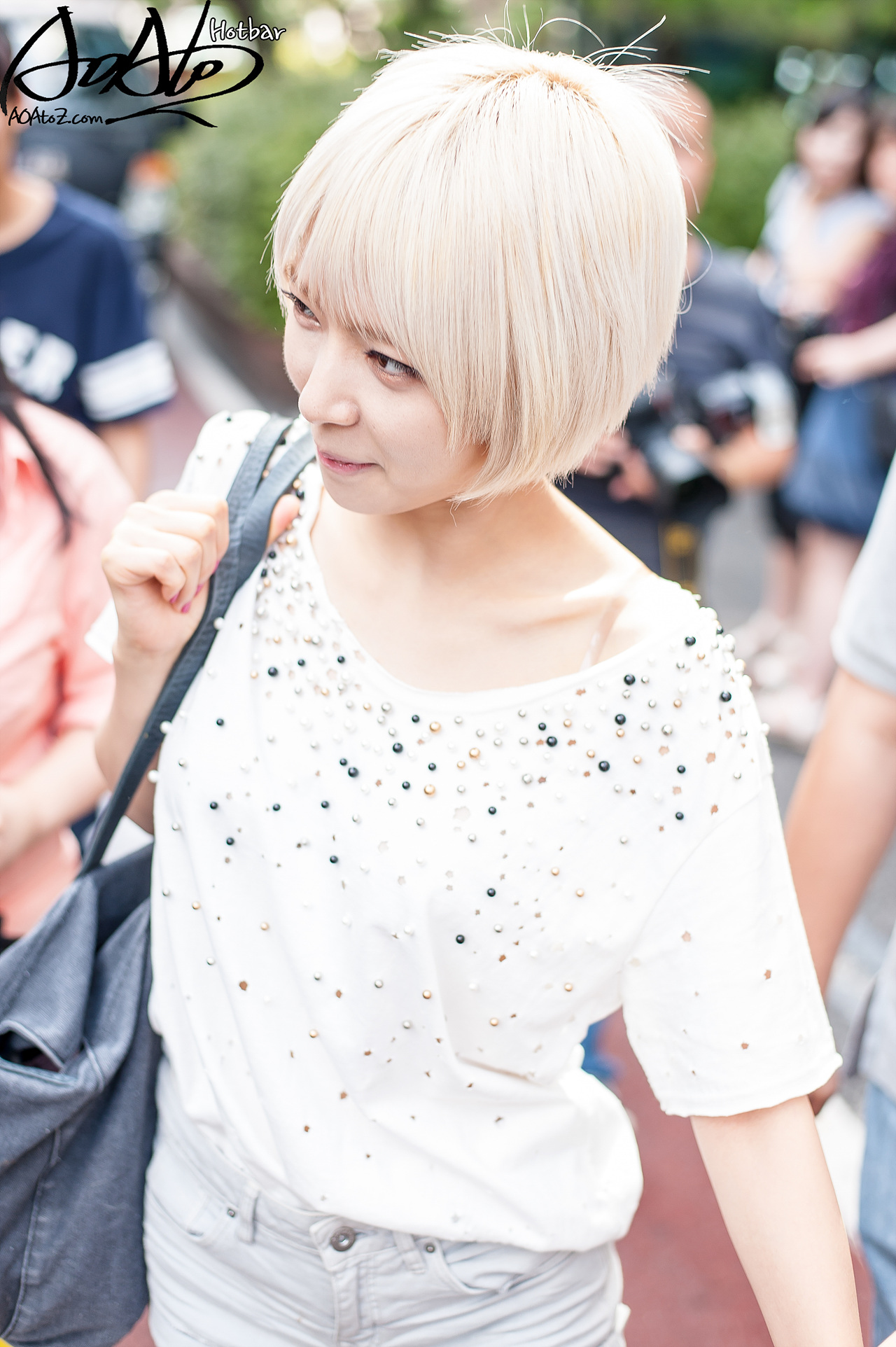 AOA 직찍 - 140718 뮤직뱅크 출근길 by 핫바