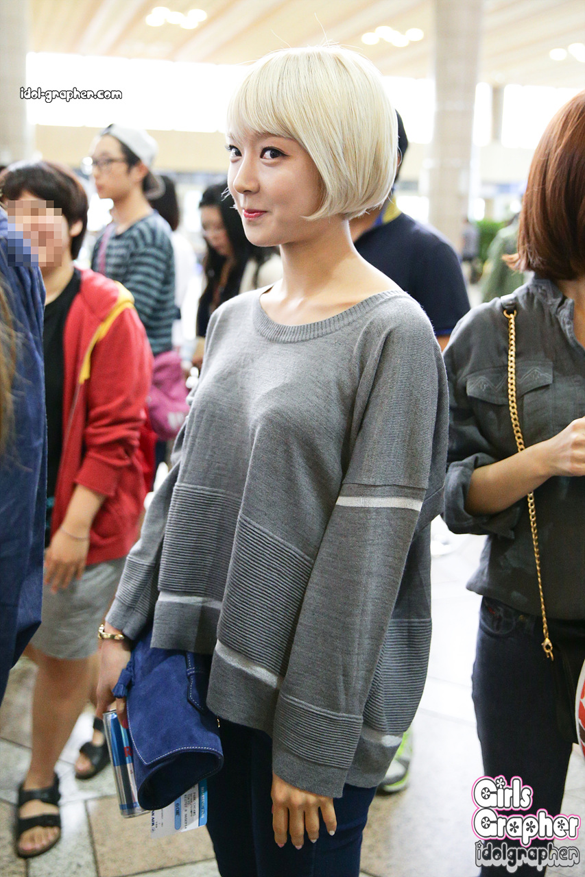 초아(AOA) 직찍 - 140906 김포공항 출국 by Girls Grapher