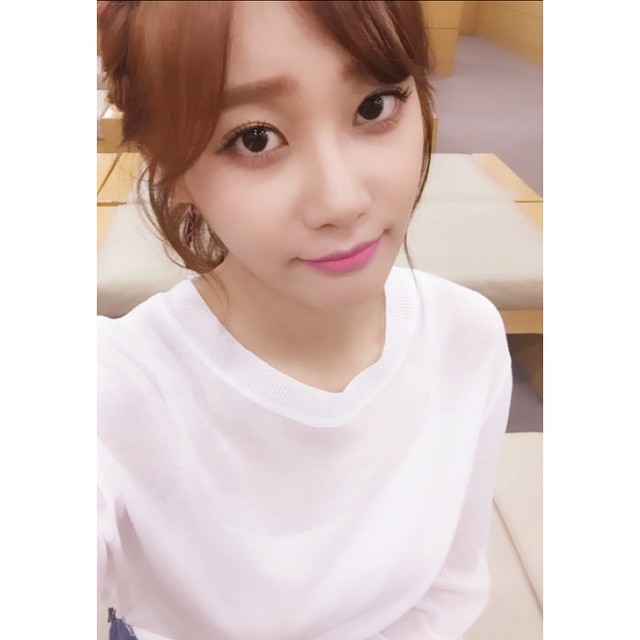 유나(AOA) 150625 인스타그램 - 오늘 아침부터 사녹와주셔서 고마워용
