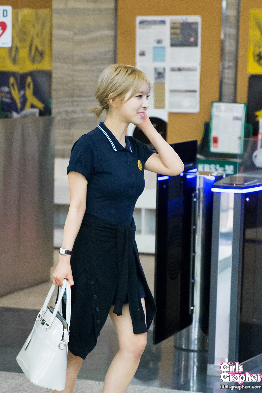 150416 KBS 김성주의 가요광장 - 초아(AOA) 퇴근길 by Girls Grapher