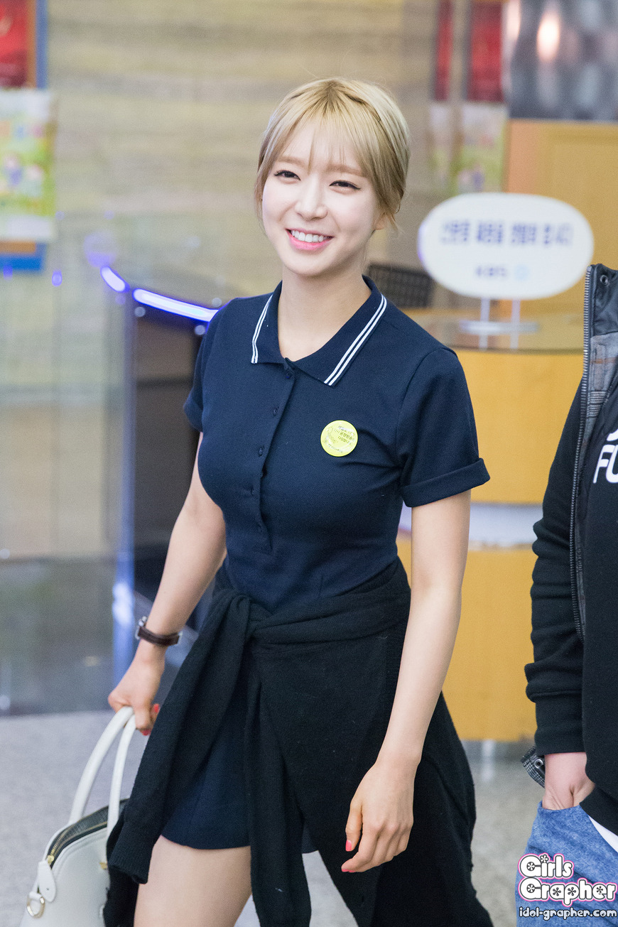 150416 KBS 김성주의 가요광장 - 초아(AOA) 퇴근길 by Girls Grapher