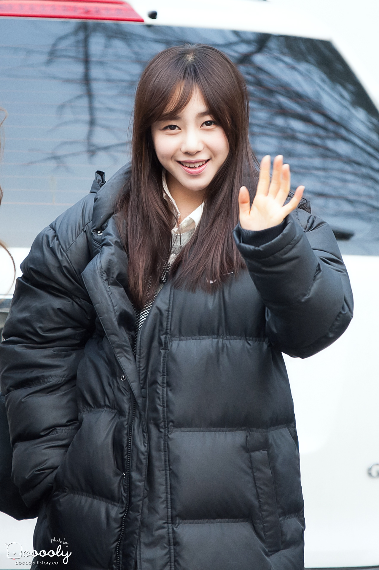 AOA(민아,초아) 직찍 - 140207 뮤뱅 출근길 by 둘리