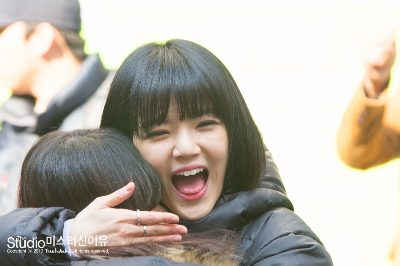 140215 명동 AOA 프리허그 직찍