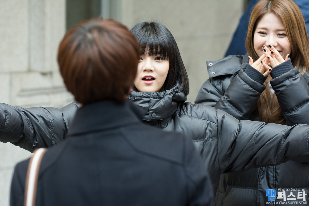 140214 AOA 명동 프리허그 직찍 모음 by 맴퍼스타