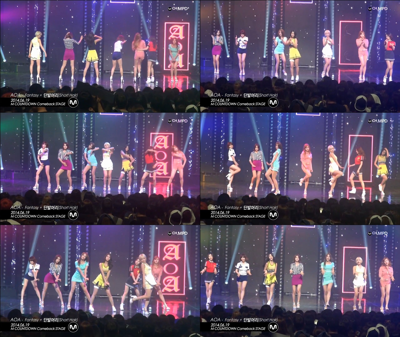 [직캠] 140619 AOA - Fantasy + 단발머리(Short Hair)
