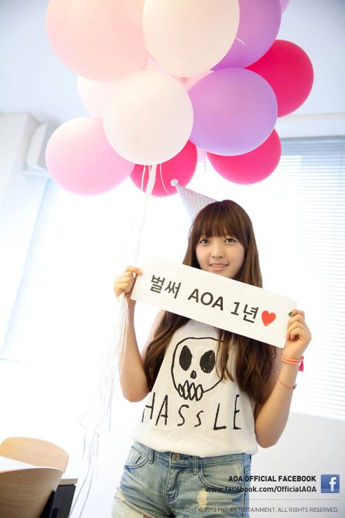 130809 AOA 1주년 기념 파티 사진