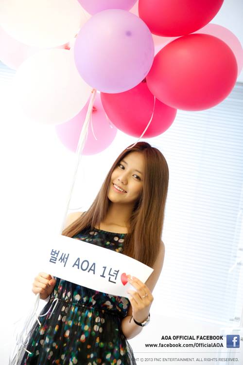 130809 AOA 1주년 기념 파티 사진