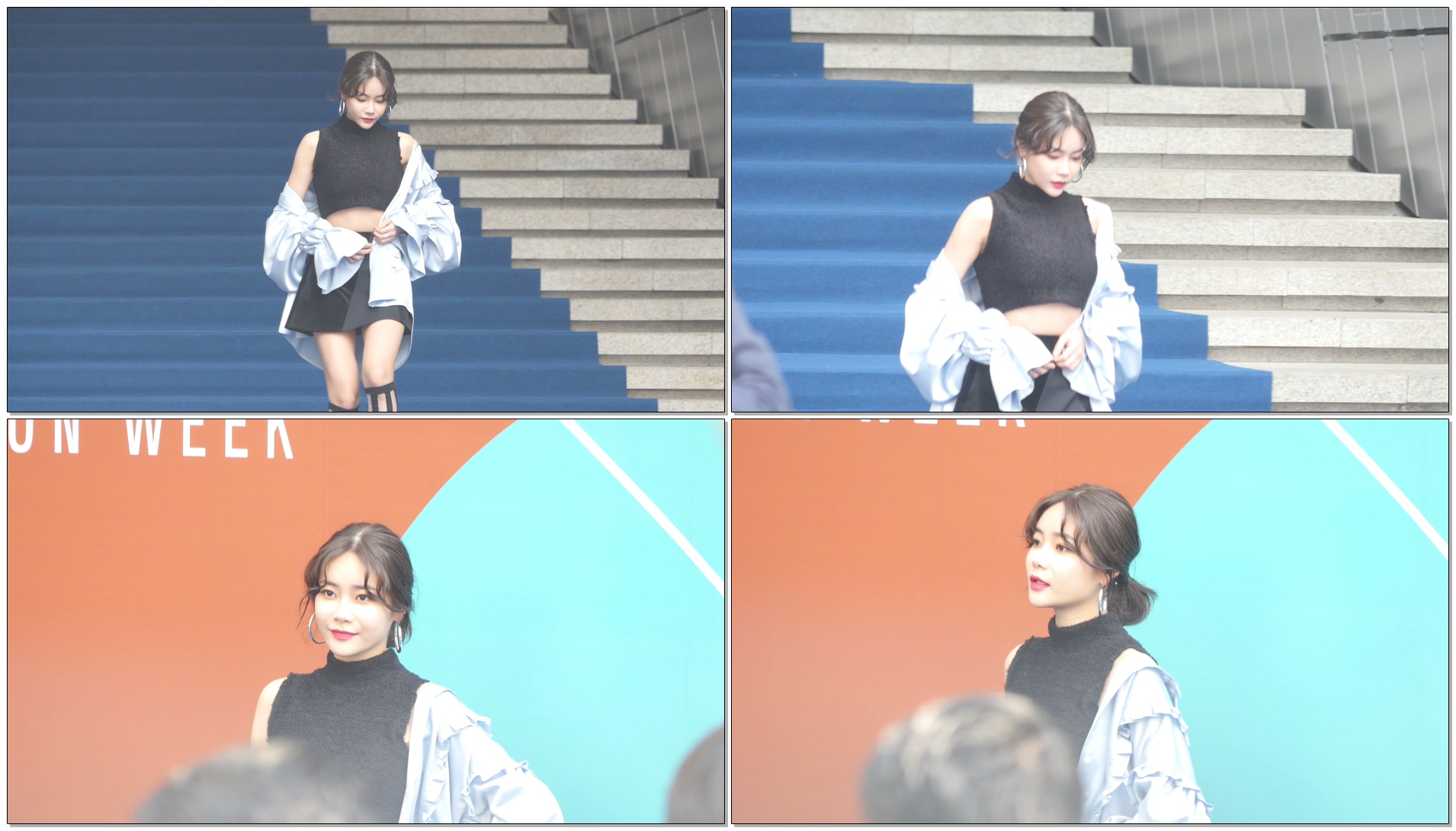180323 2018 F/W 헤라서울패션위크 블루카펫 AOA 유나 4K 직캠 by ace