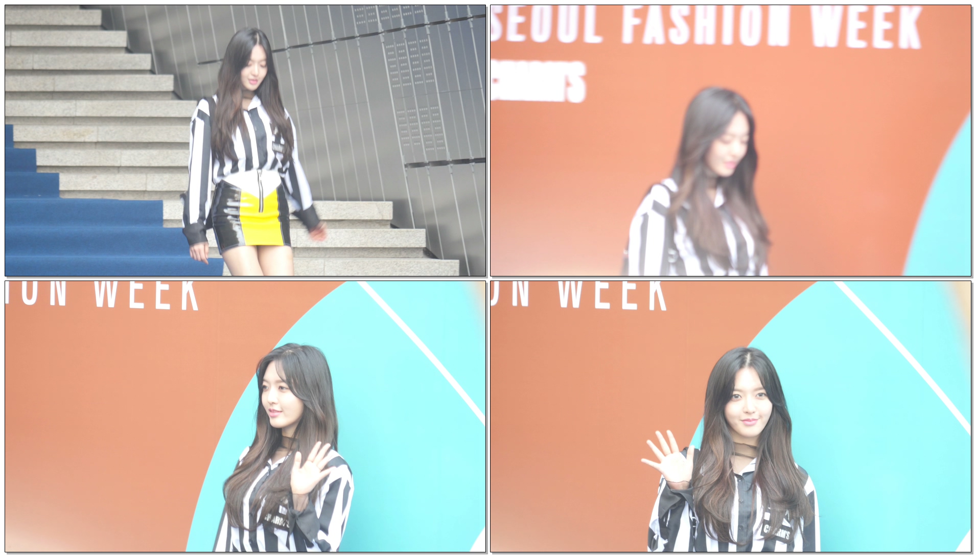 180323 2018 F/W 헤라서울패션위크 블루카펫 AOA 찬미 4K 직캠 by ace
