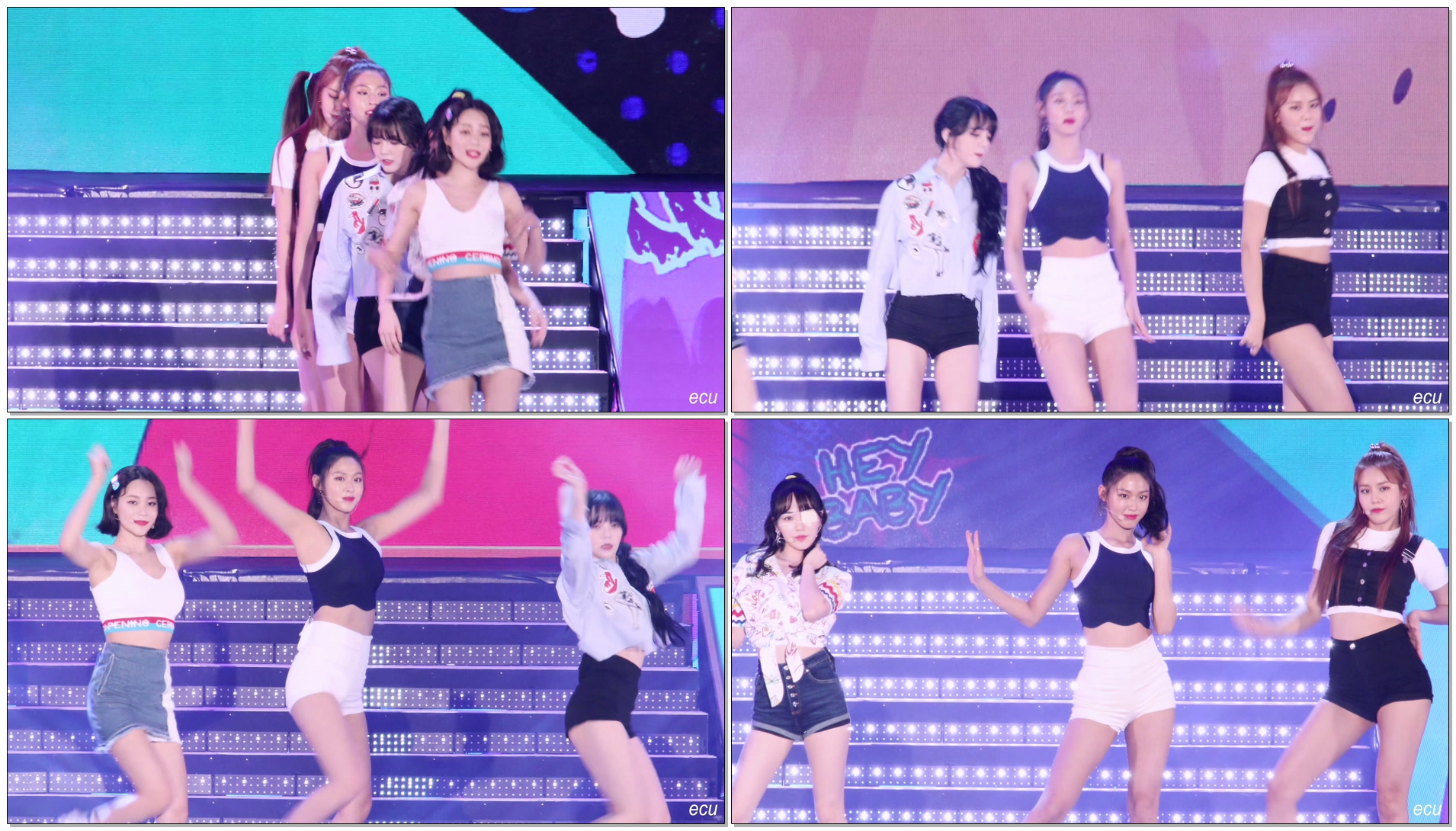 [4K] 180707 에이오에이 (AOA) 설현 (Seolhyeon) 빙글뱅글 (Bingle Bangle) / 조선대 직캠 fancam by ecu
