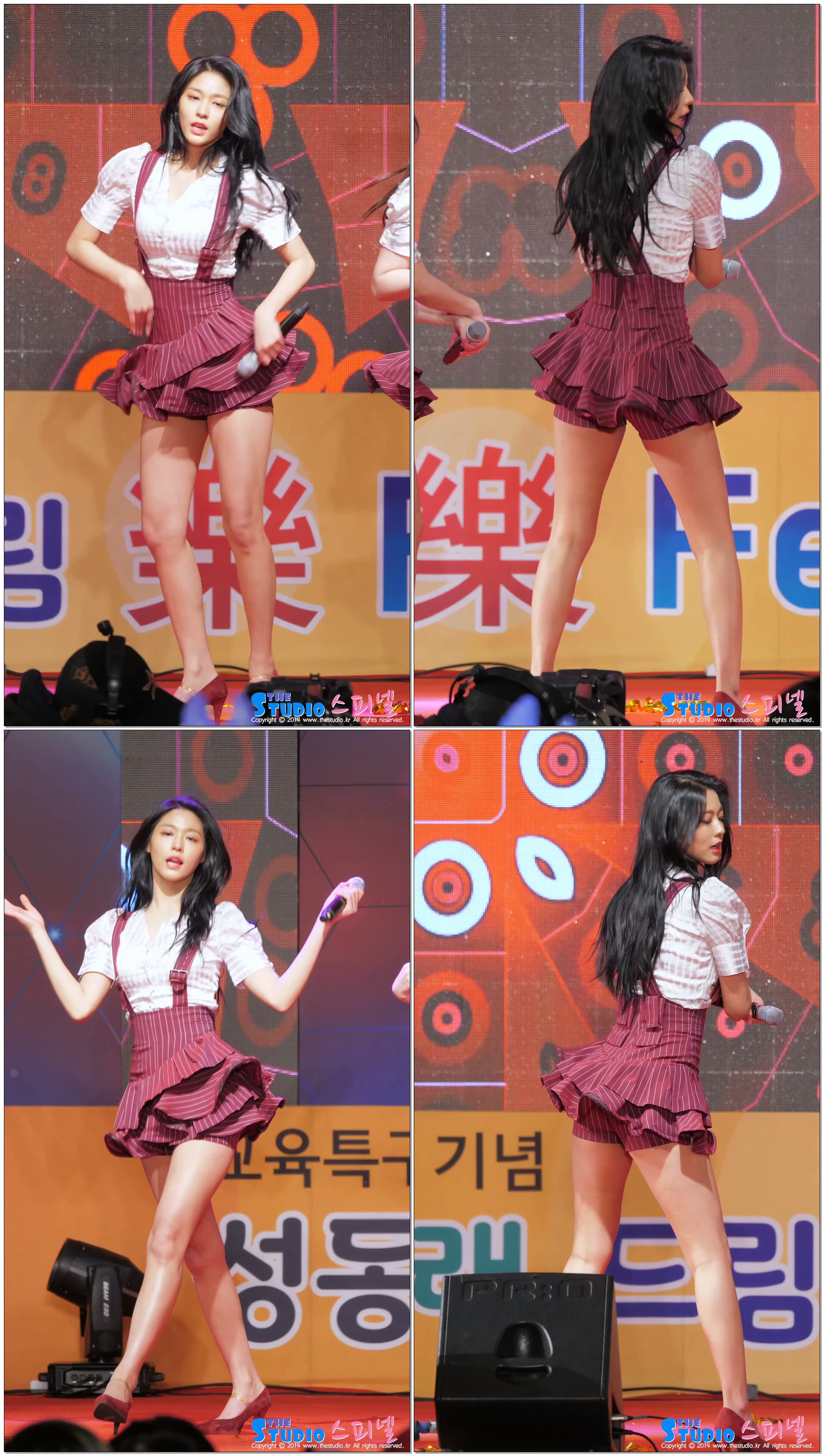 171205 에이오에이 '사뿐사뿐' 4K 설현 직캠 AOA Seolhyun fancam - Like A Cat (성동 미래 드림 락페스티벌) by Spinel