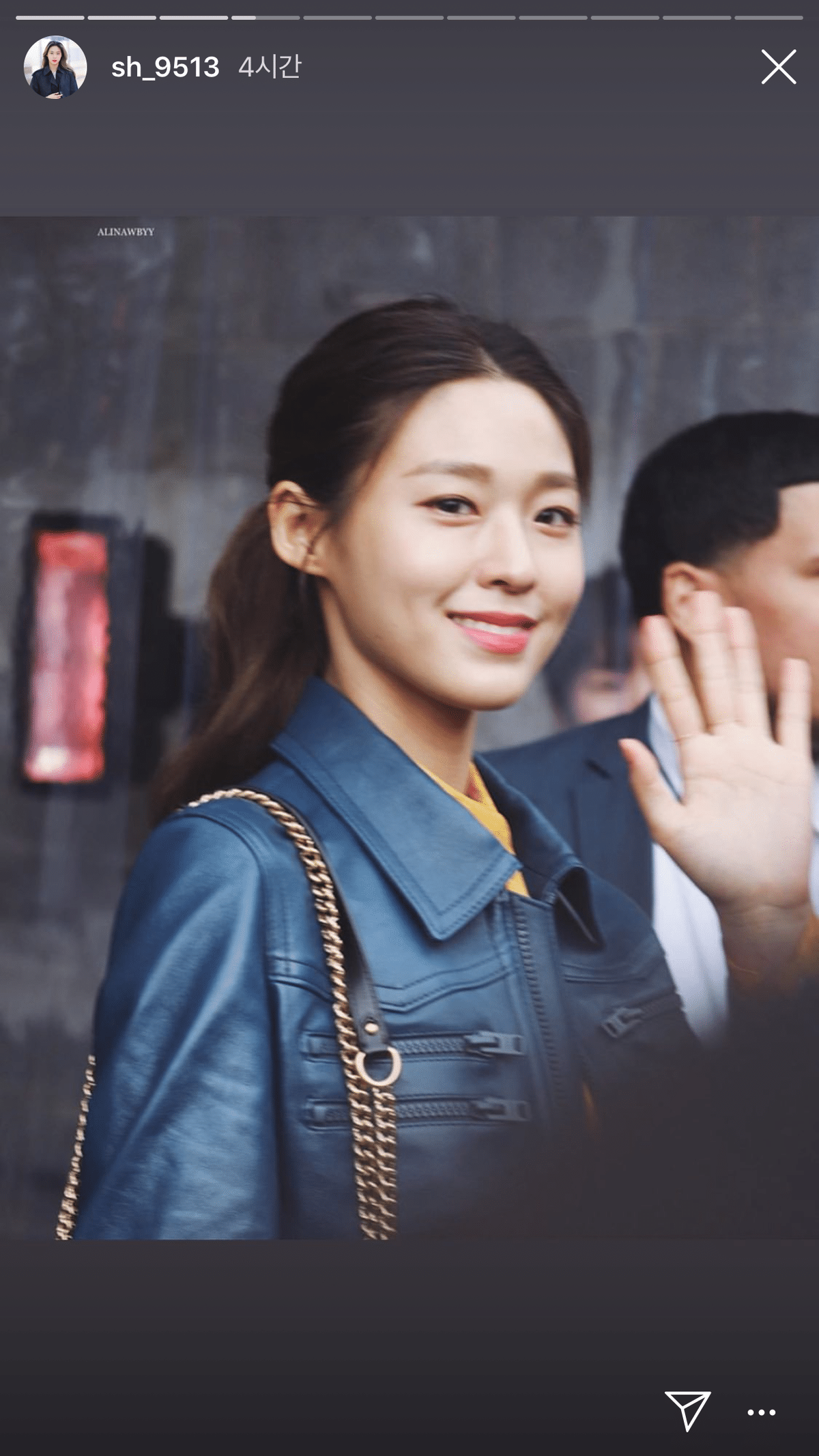 코치 뉴욕 패션위크 현장에서 찍힌 #설현