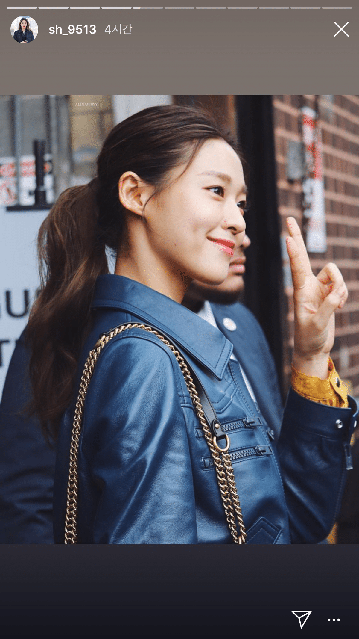 코치 뉴욕 패션위크 현장에서 찍힌 #설현