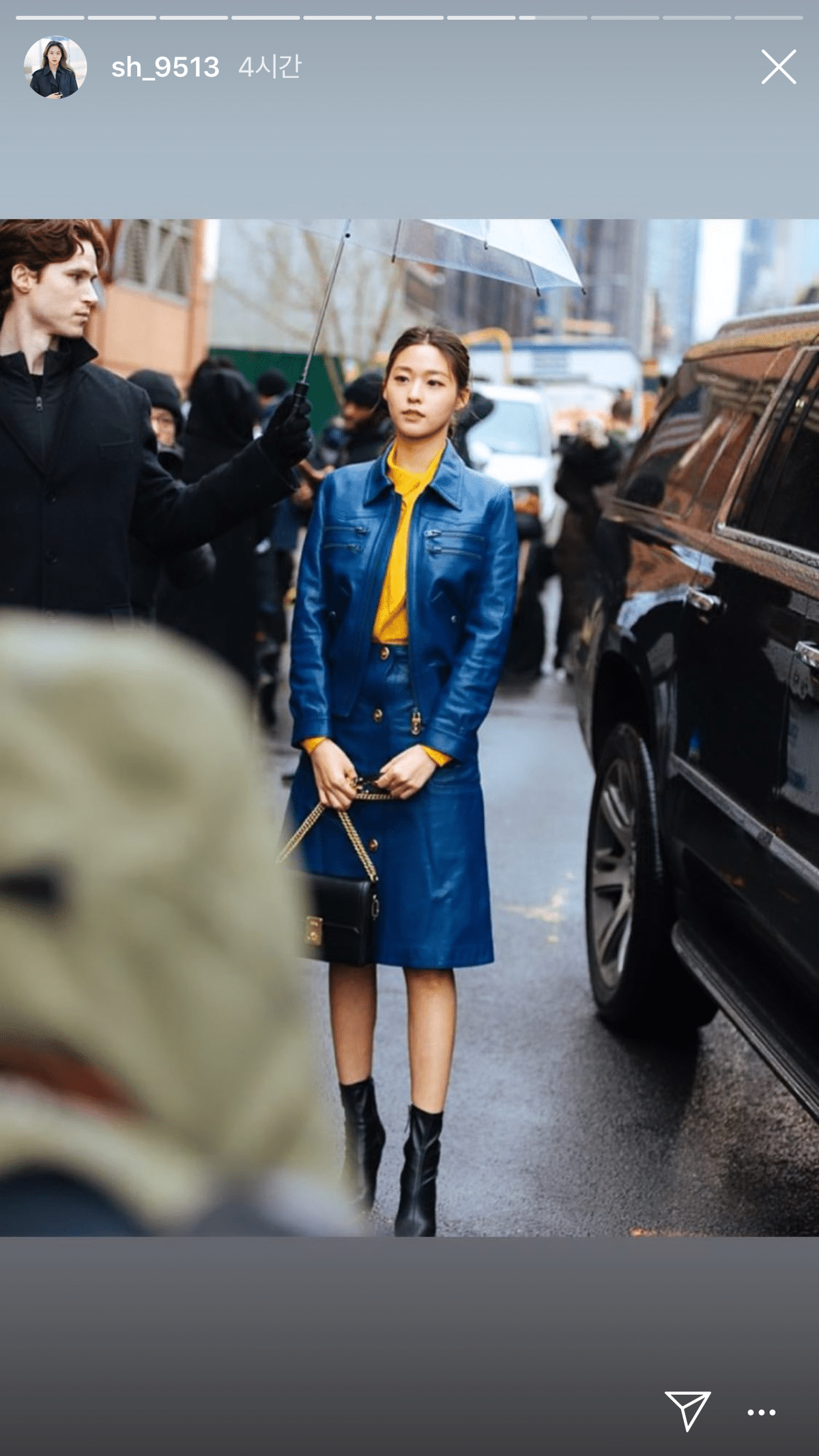 코치 뉴욕 패션위크 현장에서 찍힌 #설현