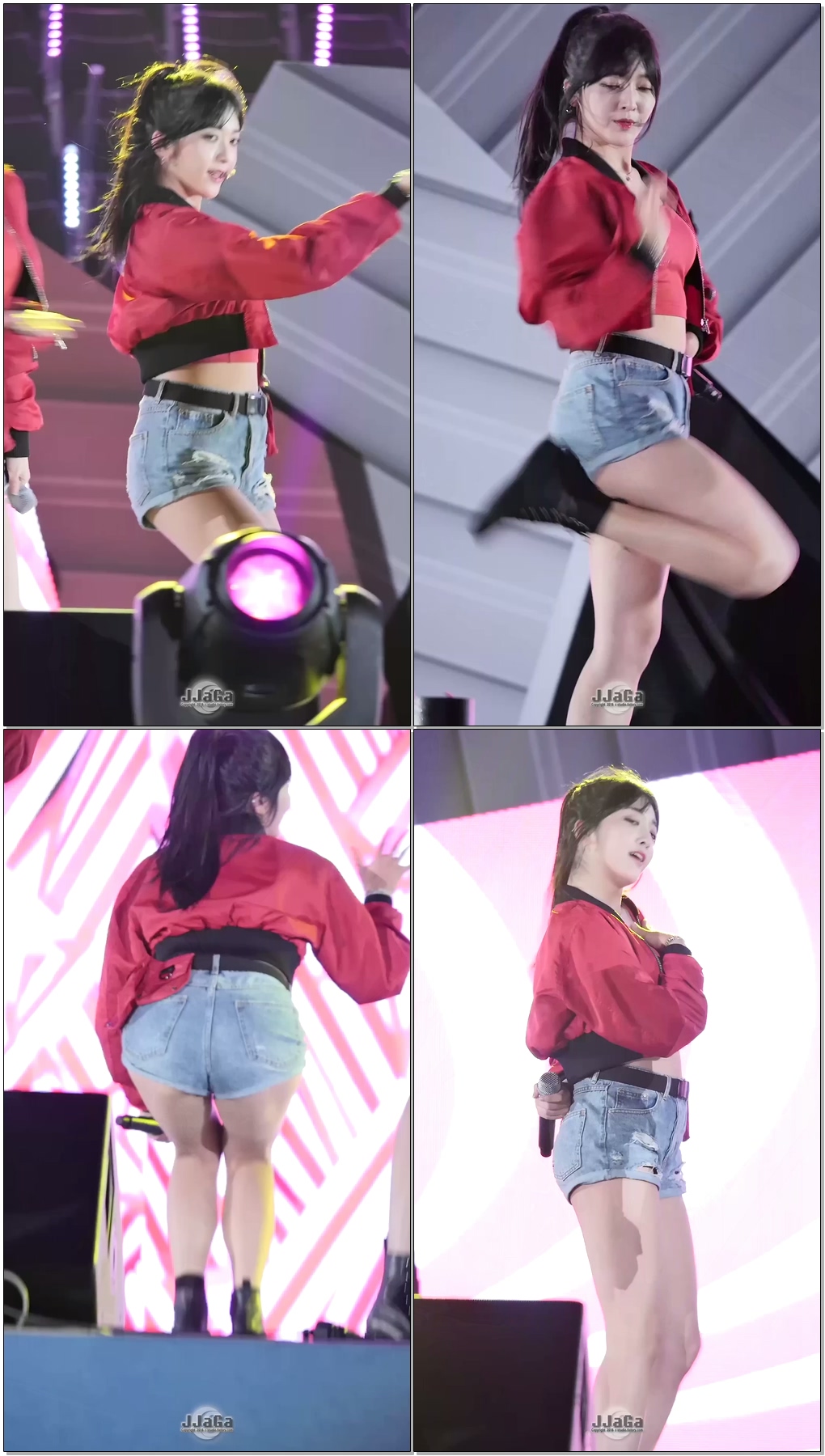 [161013] AOA 심쿵해(Heart Attack) 찬미(Chan Mi 직캠(Fancam) By.JJaGa @전국체전 폐막식 축하무대 아산 이순신종합운동장.mp4