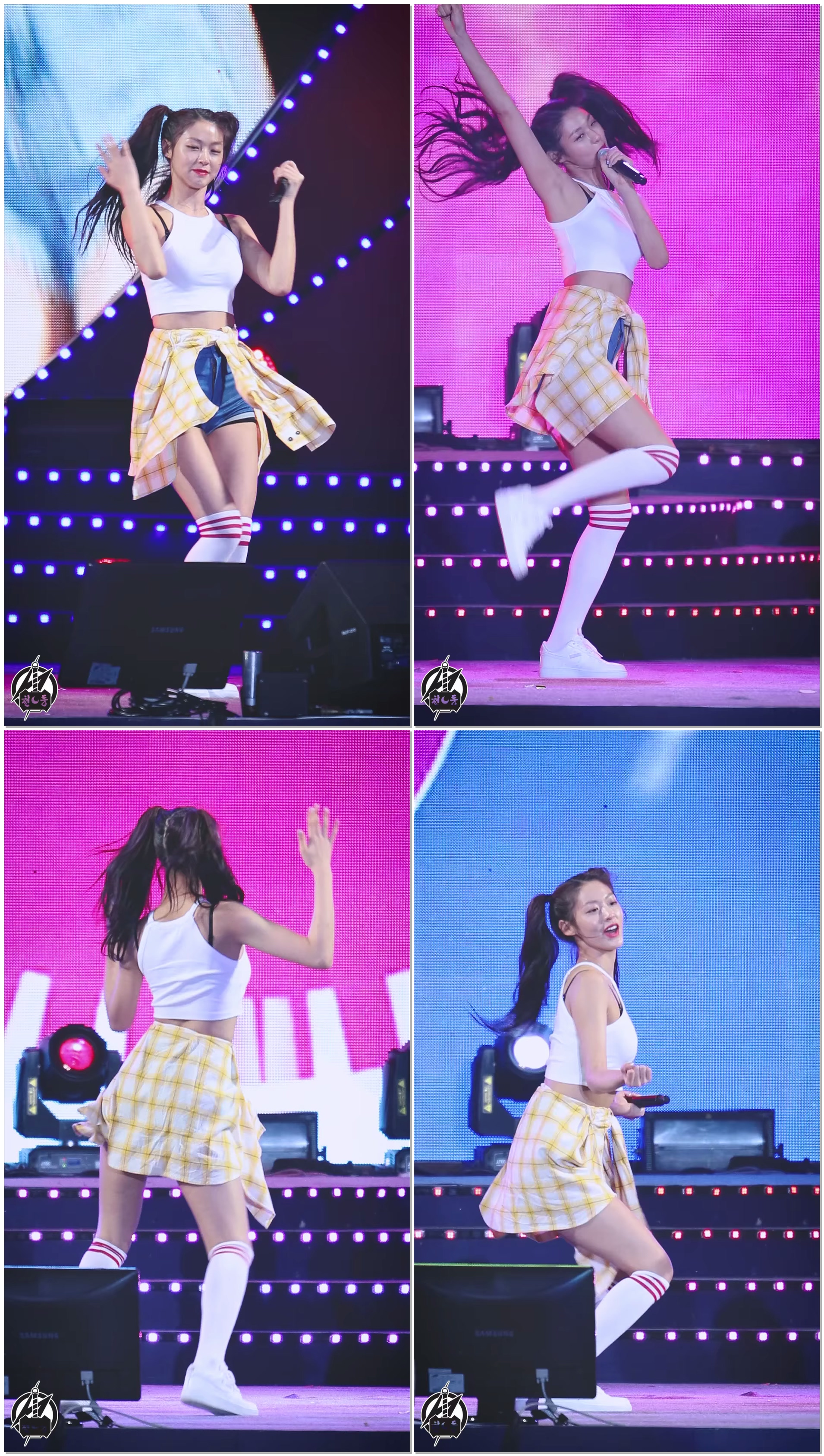 180706 AOA 설현 직캠 '빙글뱅글' Bingle Bangle AOA Seolhyun Fancam @강원도민대축제 @춘천시 중도 특별무대 By 천둥