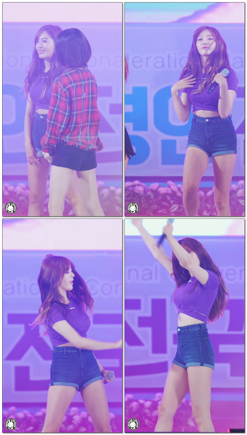180828 AOA 찬미 직캠 '빙글뱅글(Bingle Bangle)' 에이오에이(Chan Mi) Fancam @한국농업경영인전국대회 충주라이트월드 By 벤뎅이