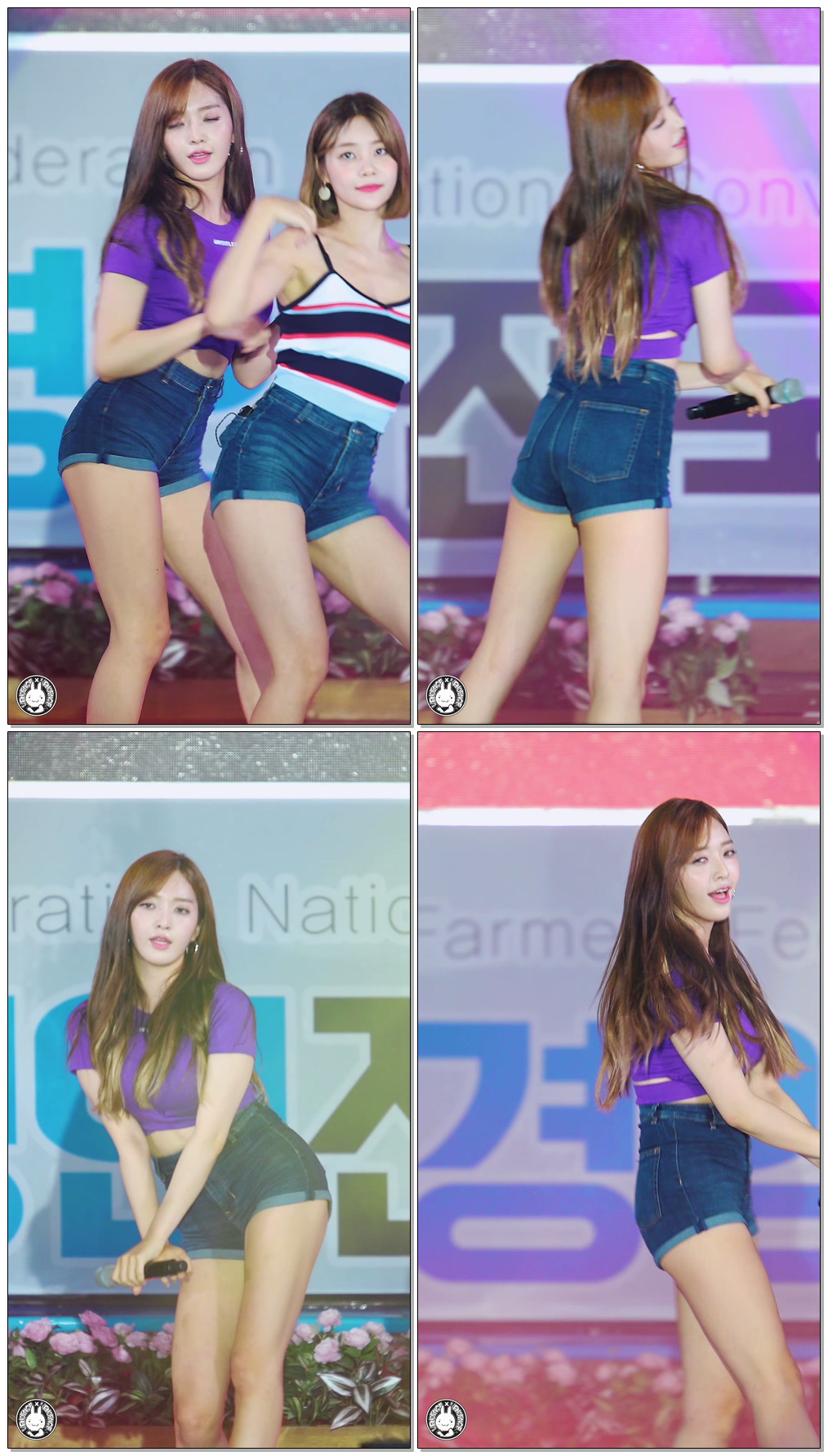180828 AOA 찬미 직캠 '사뿐사뿐' 에이오에이(Chan Mi) Fancam @한국농업경영인전국대회 충주라이트월드 By 벤뎅이