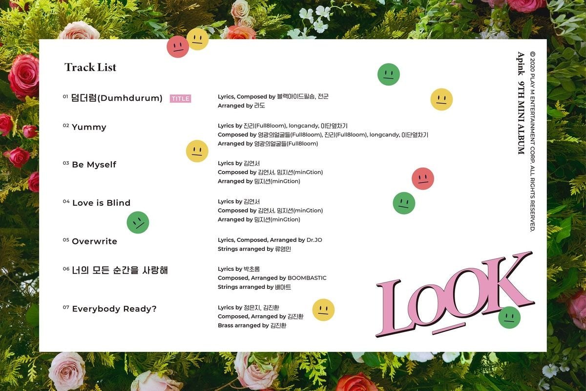 #에이핑크 미니 9th [LOOK] 트랙리스트