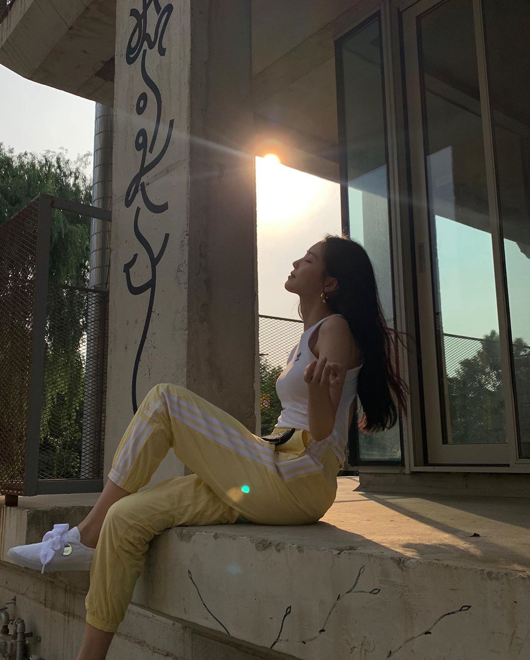 아디다스 여신 #손나은