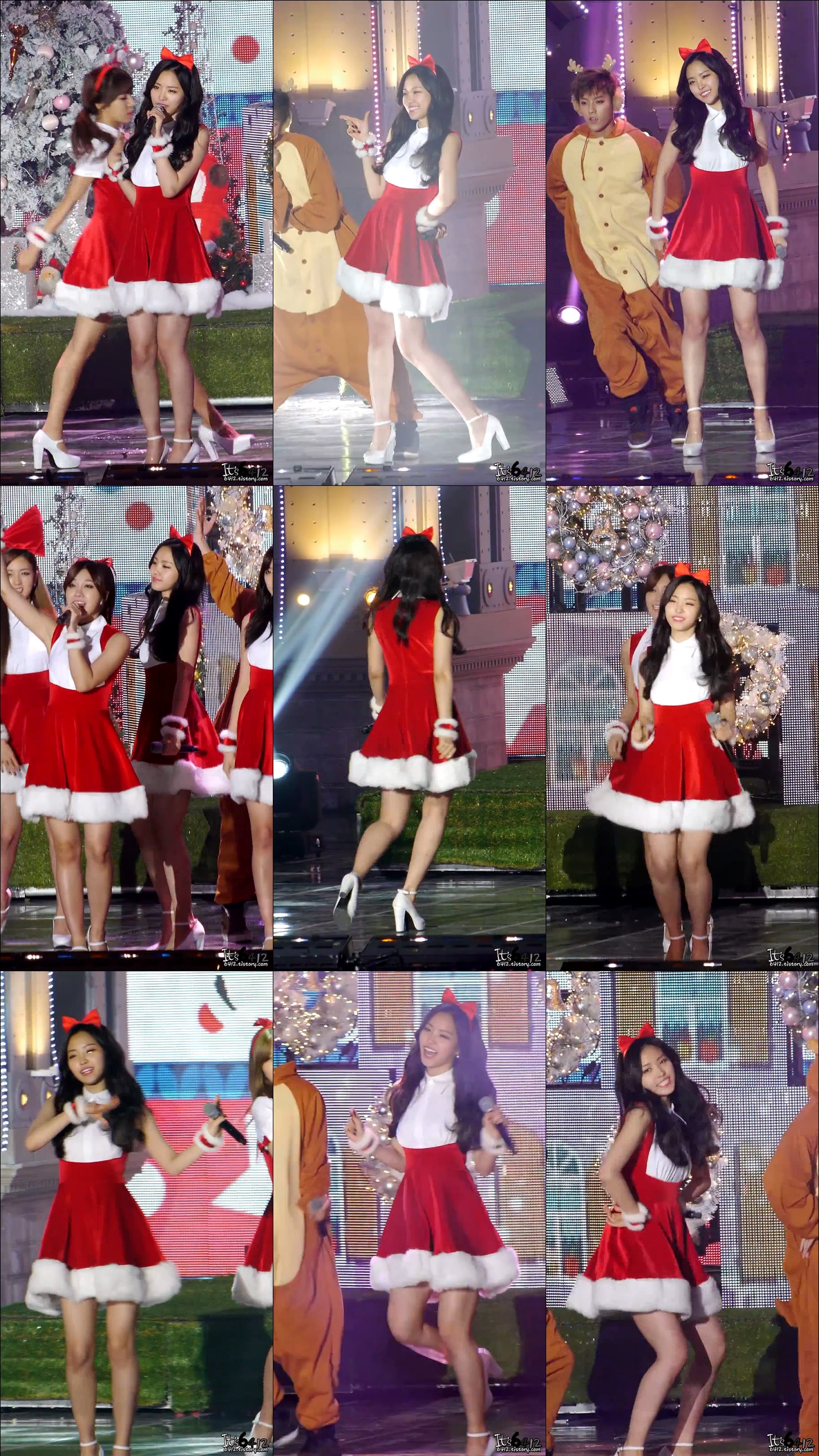 141221 가요대전 에이핑크 손나은 Mr. Chu 직캠 By 6412