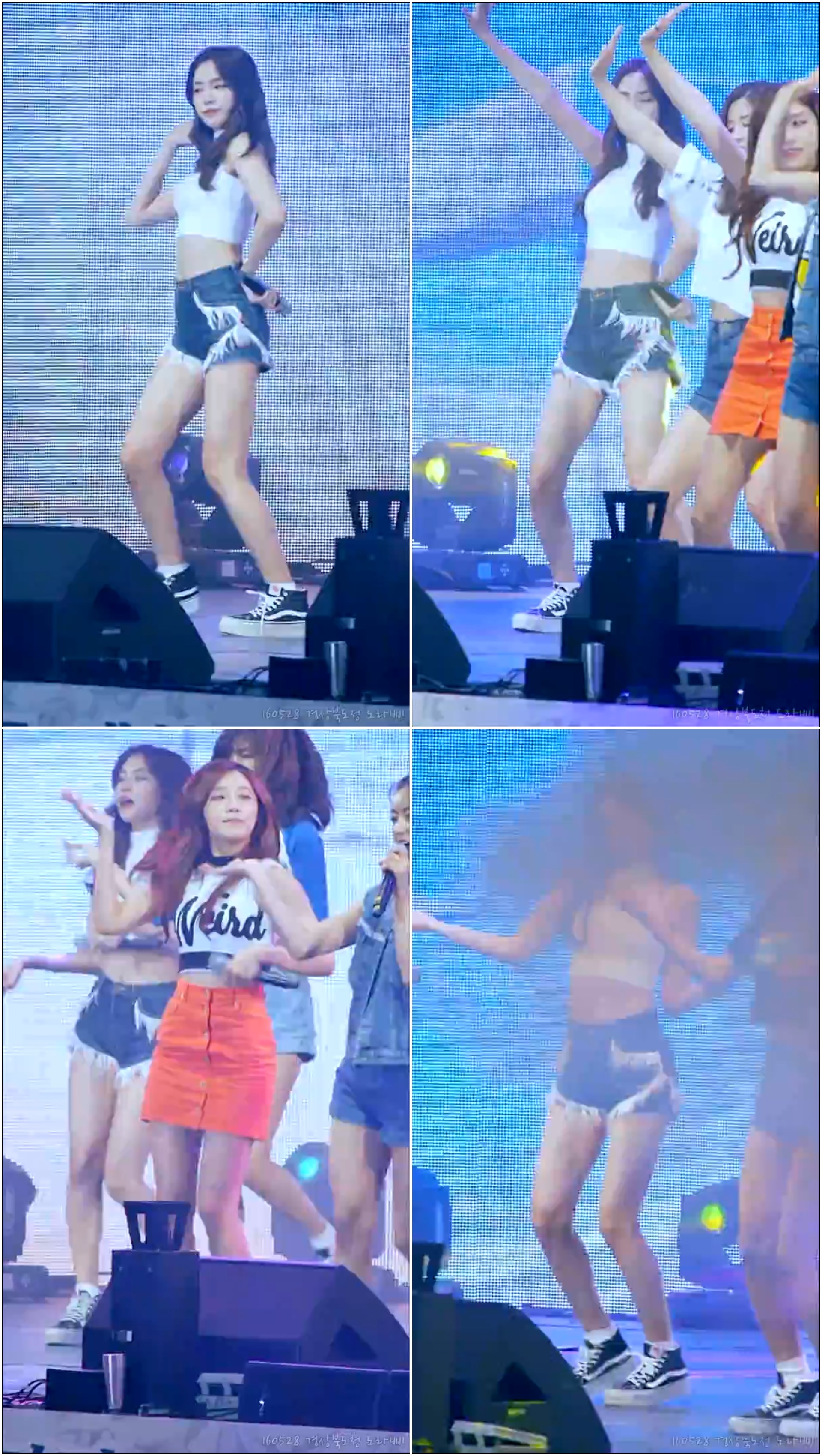 160528 에이핑크 손나은 'Remember(리멤버)' 직캠 @ 경상북도 개청기념 한마음 음악회, 경상북도청 안동 신청사