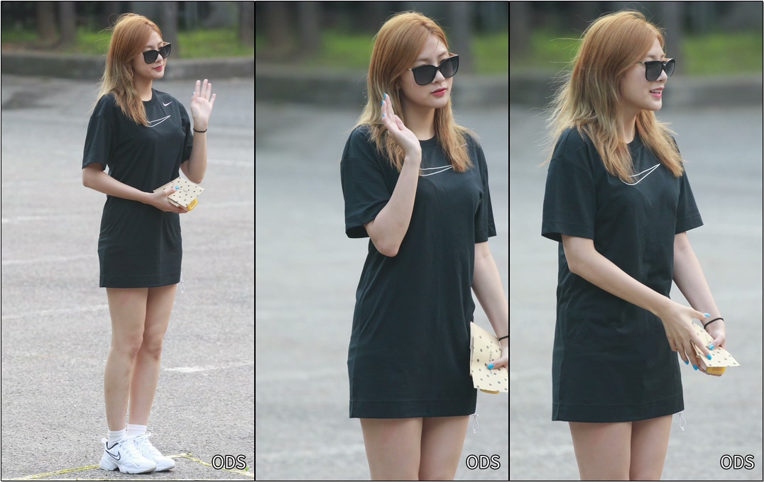190823 #에이핑크 (#Apink) #오하영 - KBS 뮤직뱅크 출근길