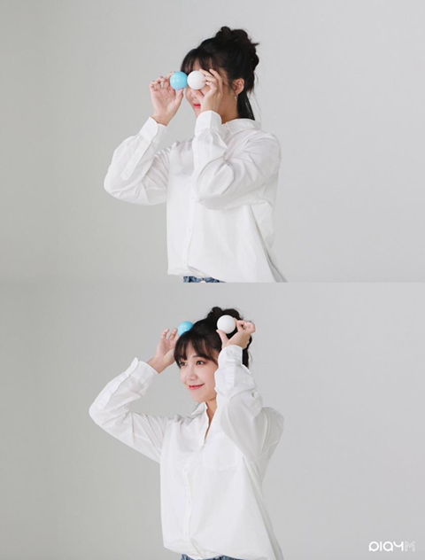 #에이핑크 #정은지 콘서트 포스터 촬영 현장.jpgif