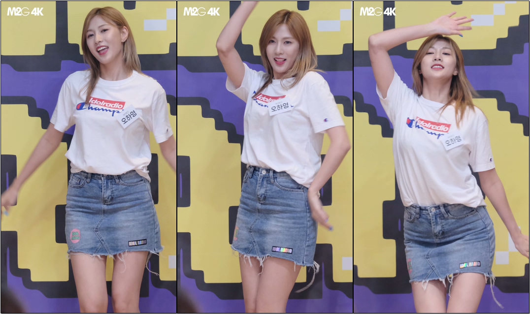 190827 오하영 ( 랜덤 메들리 댄스 ) 아이돌라디오 직캠 Fancam