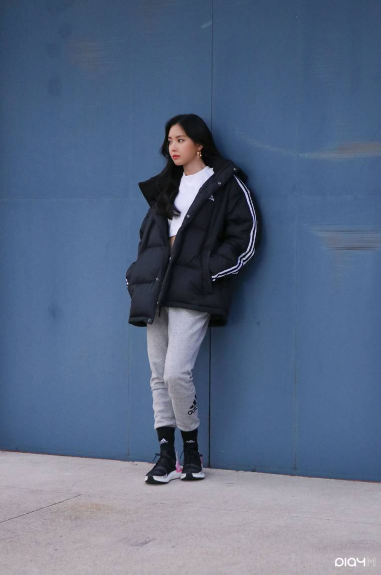 에이핑크 손나은 아디다스 비하인드