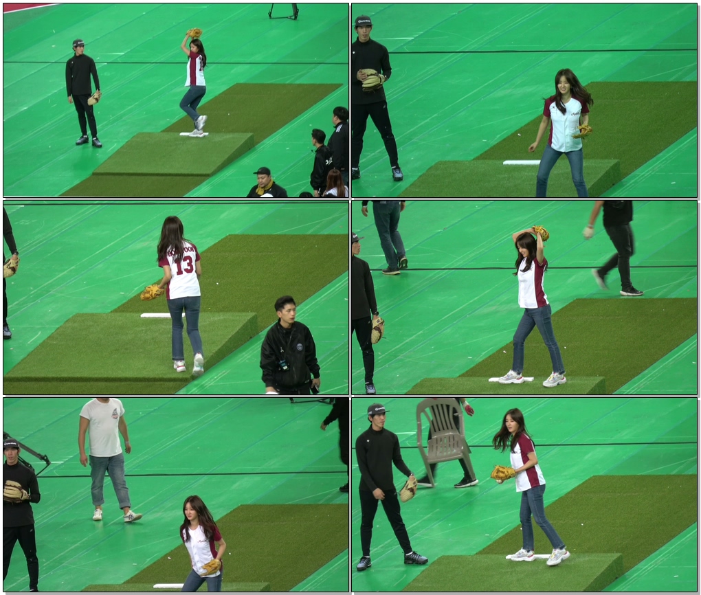 #아육대 191216 #윤보미 (bomi) #에이핑크 (#APINK) 투구 시구