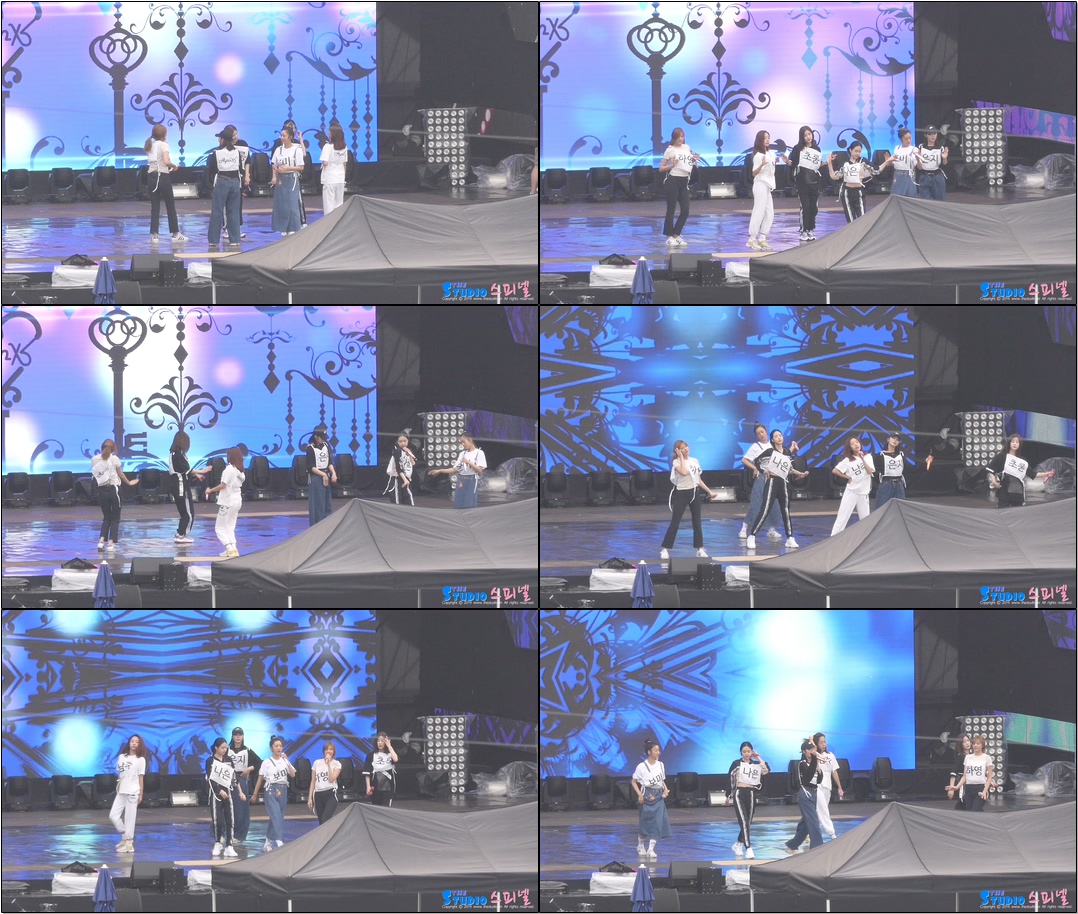 190722 #에이핑크 사복 리허설 #직캠 '1도 없어 (I'm so sick)' #Apink Rehearsal #fancam @ 울산
