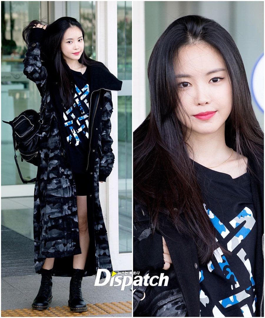 오늘자 출국하는 #손나은