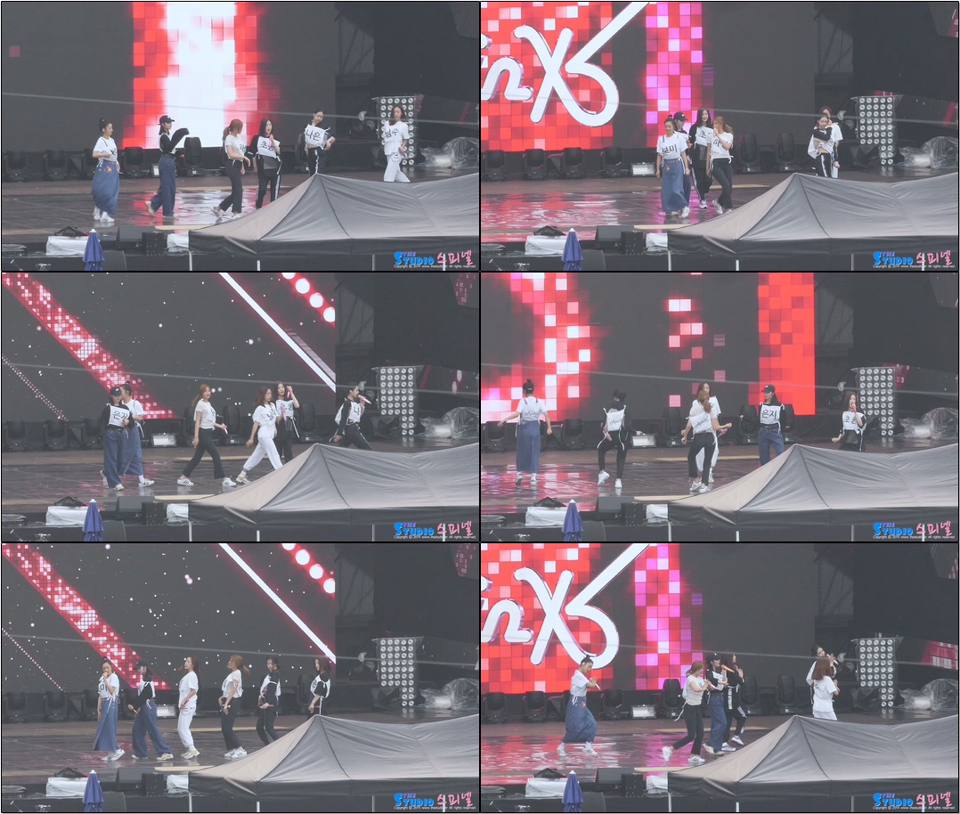 190722 #에이핑크 #직캠 '%% 응응' 사복 리허설 #Apink rehearsal #fancam