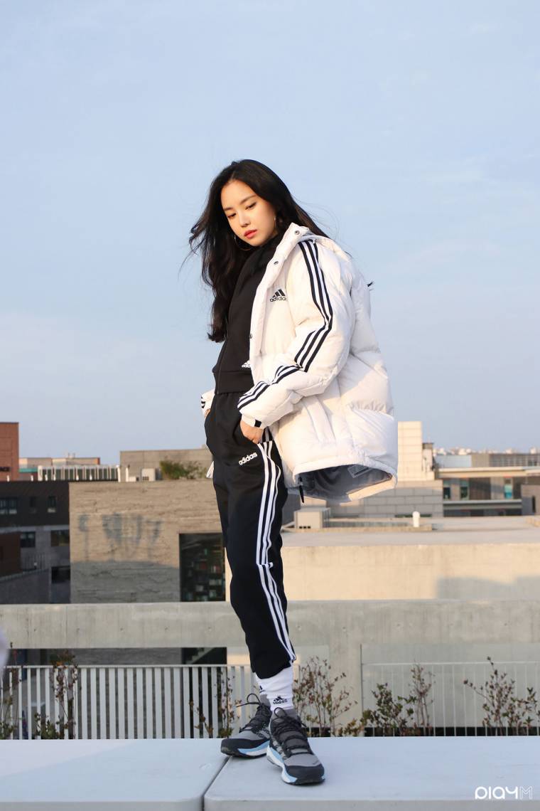 에이핑크 손나은 아디다스 비하인드