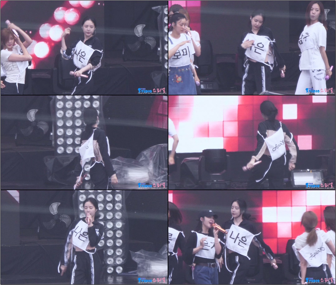 190722 #에이핑크 #손나은 #직캠 '%% (응응)' 사복 리허설 #Apink #Naeun rehearsal #fancam