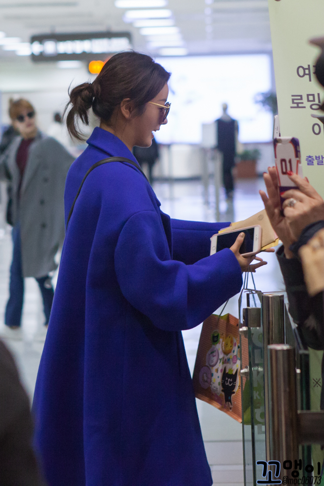 151101 김포공항출국 보미 직찍 By.꼬맹이