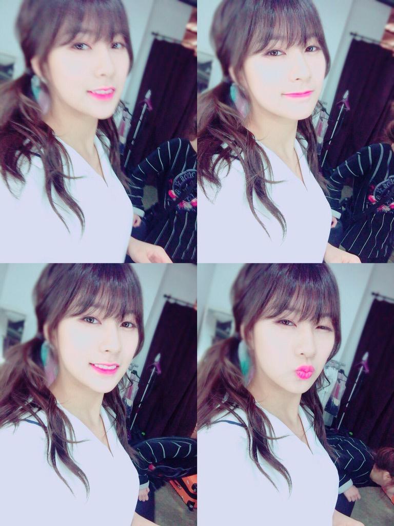 에이핑크 150401 트윗 - [#하영] 세상제일 동안 내사진도보고!! 자기디스만우절