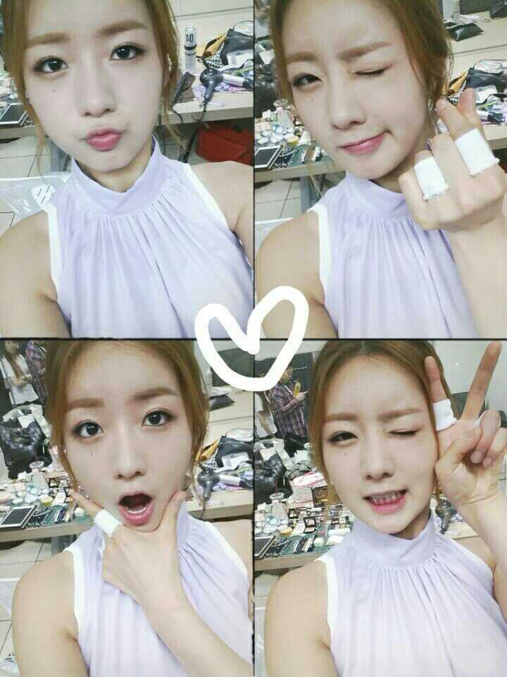 에이핑크 트위터 - Apink의 스파클링!! 뽀미의 브이브이 ♡