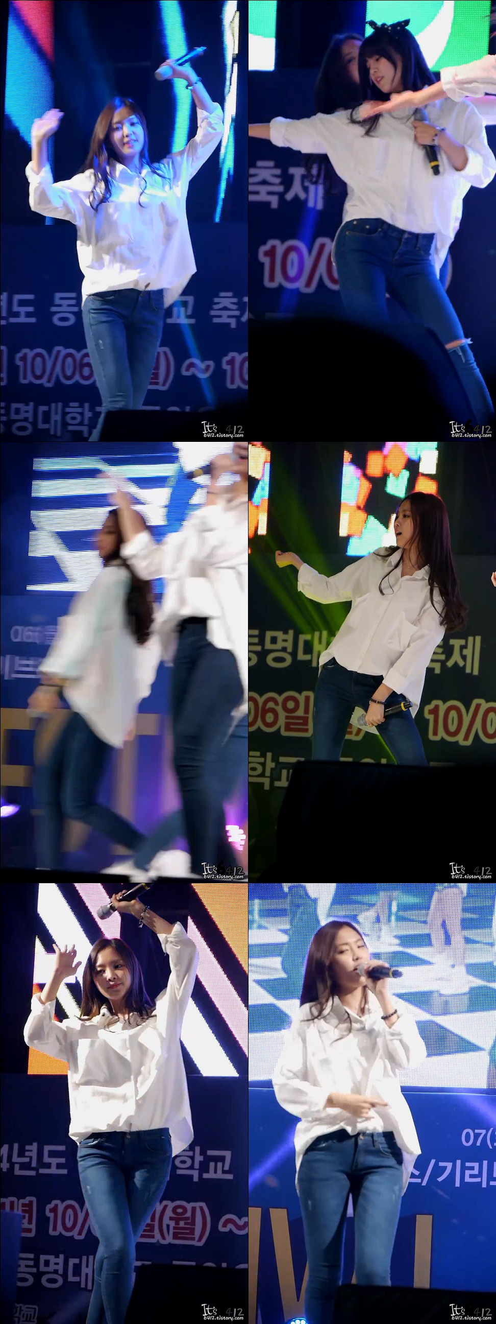 141008 동명대학교 축제 Apink 손나은 직캠 by 6412