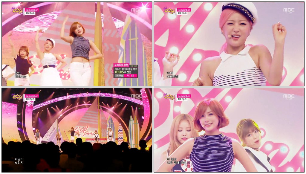 150718 Apink (에이핑크) - Remember (리멤버) @ Music Core