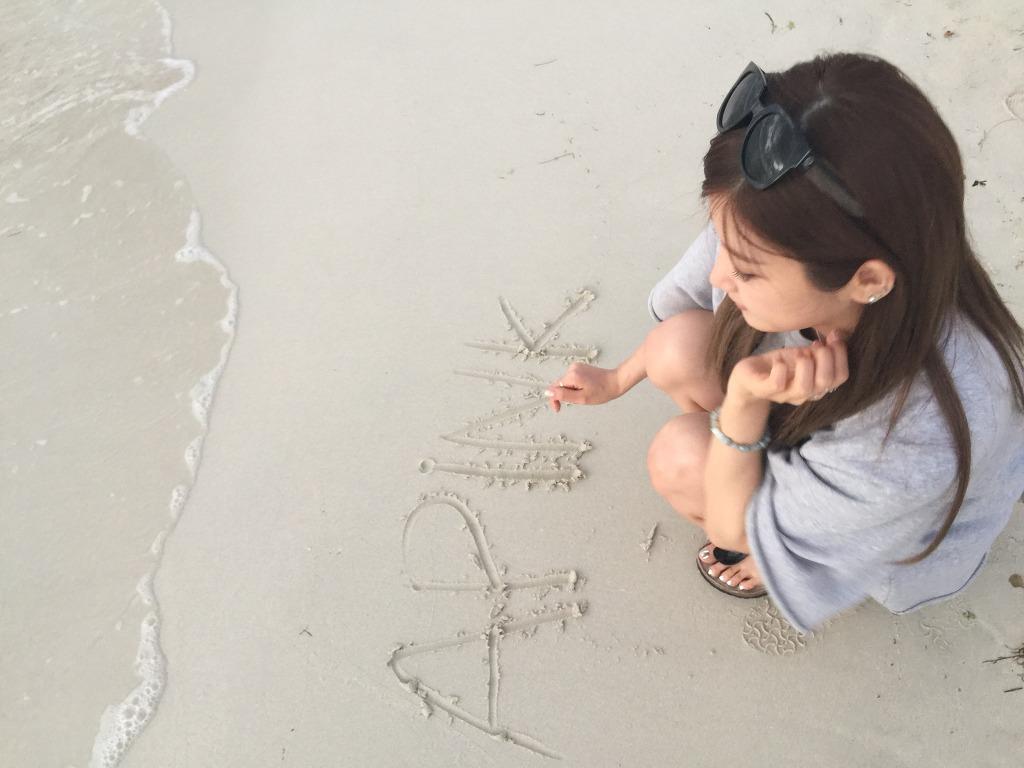 에이핑크 150307 트윗 - 자기 사이판에 가버려서 다들 놀라셨죠>_<