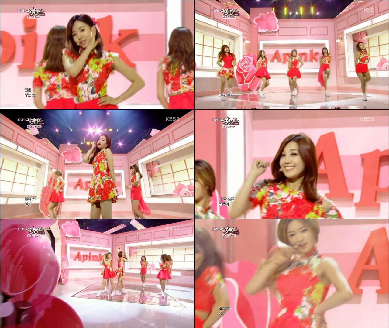[140404 뮤뱅.컴백] 에이핑크 - Sunday Monday + Mr.Chu