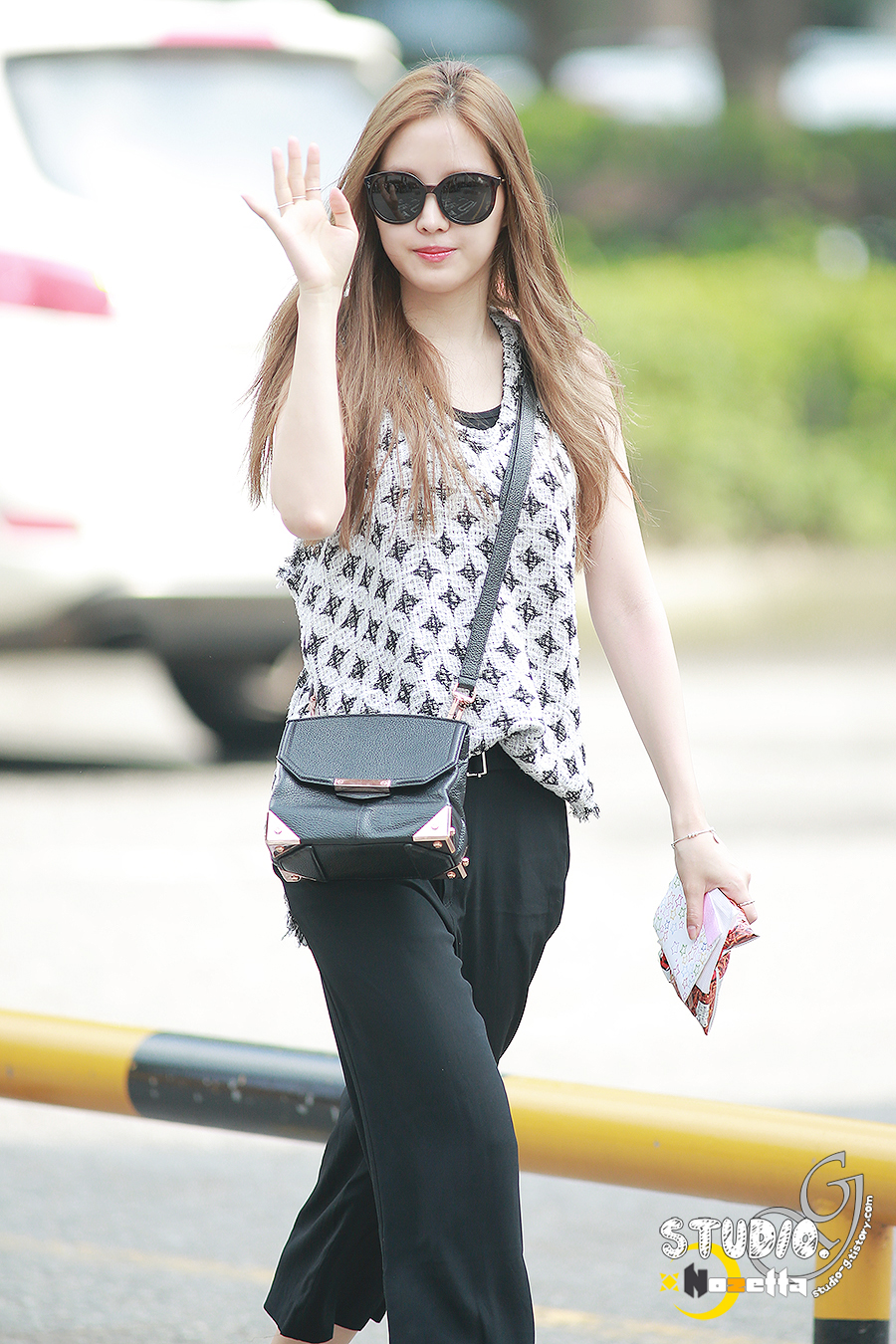150814 에이핑크 뮤직뱅크 출근길 by. Nozetta