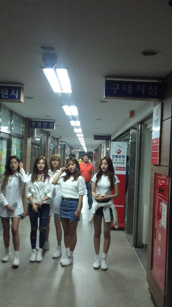 에이핑크 보정없는 직찍 몸매