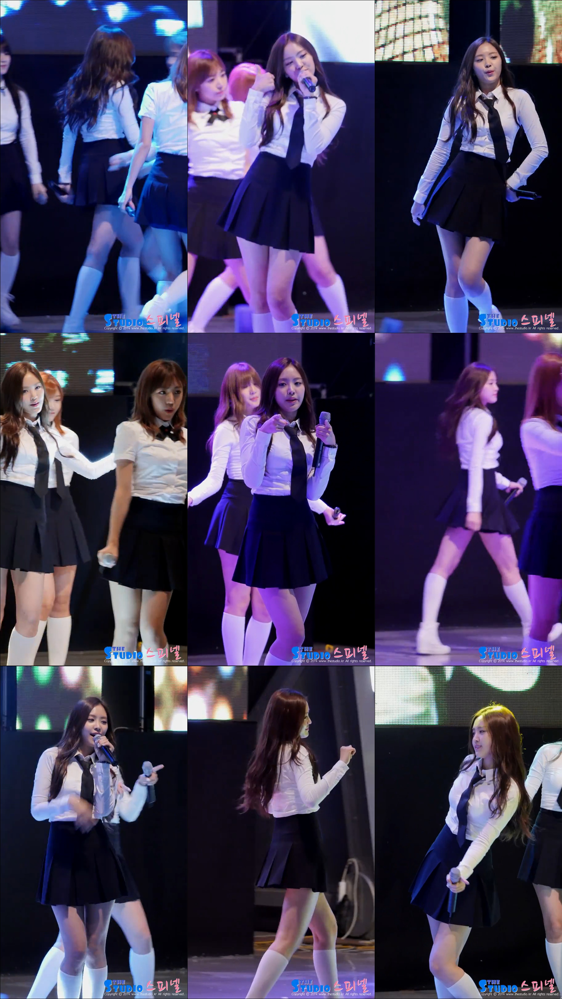 나은,하영(에이핑크) 직캠 - 140903 남서울대 by Spine