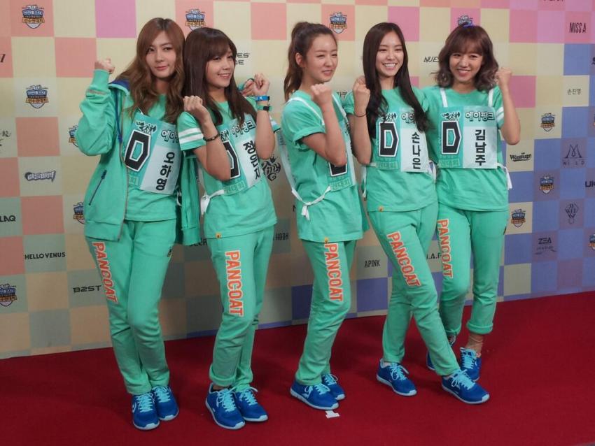 MBC 홍보 130903 트위터 - 에이핑크 멤버들의 깜찍한 화이팅*_*!
