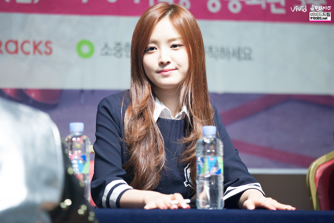 140413 손나은 목동팬사인회 직찍 모음 by EXTRA, 비비드드림