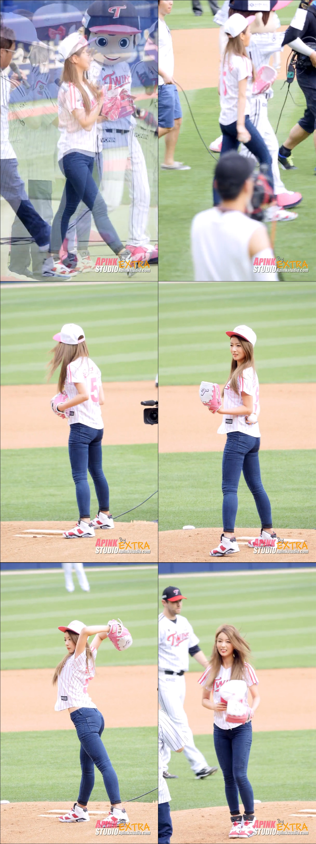 140802 윤보미 시구 직캠 by 단비 & EXTRA