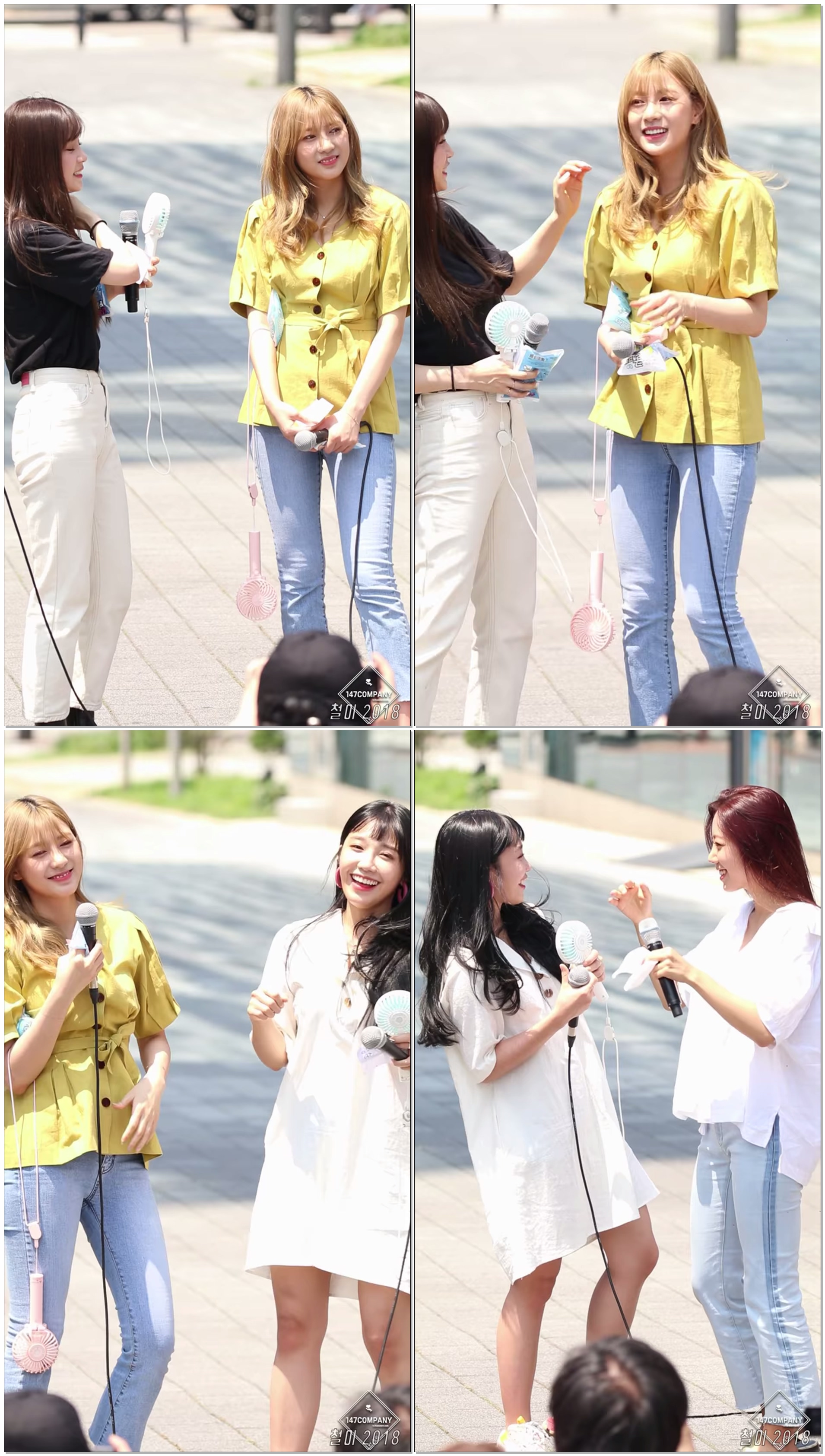 180721 에이핑크 (Apink) 개별 두유럽미 BY 철이 147Company - 음악중심 미니팬미팅(직캠/fancam)